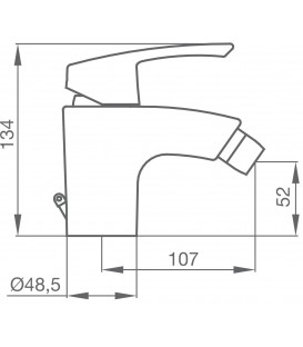 Mitigeur bidet PREMIER