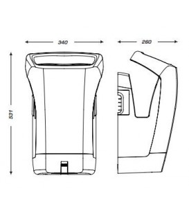 Sèche-mains Stell'air