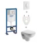 Pack WC suspendu Grohe cuvette courte