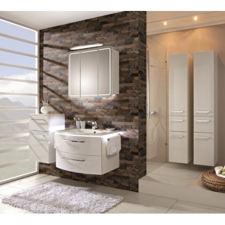 Meuble Suspendu Salle de Bain Lunic 80