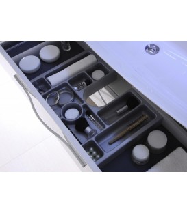 Meuble Suspendu Salle de Bain Vialo Double Vasque 184 