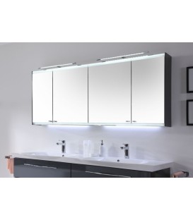 Meuble Suspendu Salle de Bain Vialo Double Vasque 184 