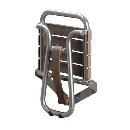 Siège douche escamotable taupe 
