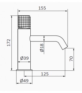 Mitigeur Lavabo AURA