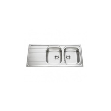 Evier inox Montebello 2 bacs