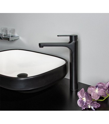 Mitigeur de vasque Enzan Nero noir mat
