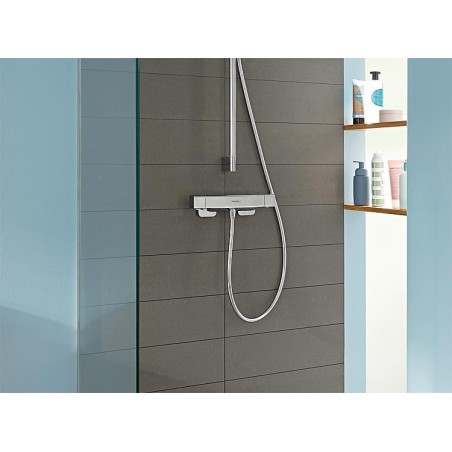 Thermostat Hansgrohe Ecostat E, mitigeur douche en saillie, chrome
