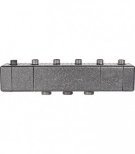 Repartiteur de chaudiere EVENES VT7 4 AG DN32  11 4  AG  7m3 h 170KW  fixation et isolation
