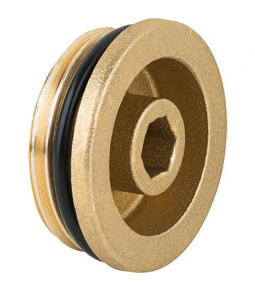 Bouchon de fermeture 3 4 auto-etanche laiton poli Bouchon de fermeture 3 4 auto-etanche laiton poli