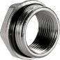 Pièce de réduction avec filetage mâle-femelle filetage mâle 3/4" filetage femelle 1/2" nickelé Pièce de réduction avec filetage mâle-femelle filetage mâle 3/4" filetage femelle 1/2" nickelé
