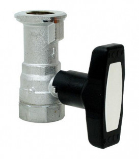 Vanne a boiss sphe de bride de pompe Isolant en T PN20 1" x 1 1/4"