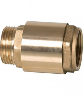 Soupape de retenue en laiton filet male 3/4" x fem 3/4" Type 7 circulant male vers femelle