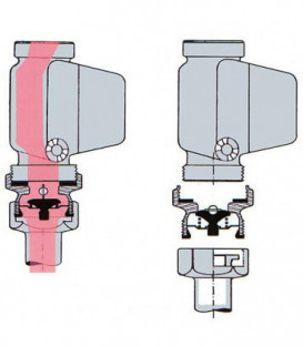 Frein à commande par gravité TS24 DN32 - 1 1/4"