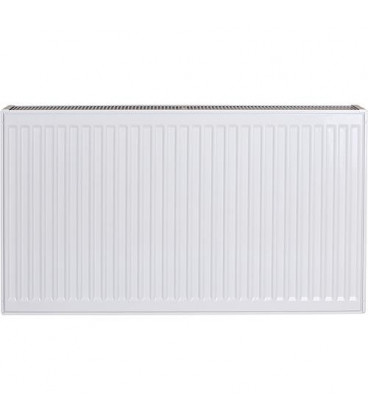Radiateur PROFILE avec 6 raccords 1/2" - 22/600/900 couleur RAL 9016