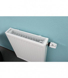 Radiateur PROFILE avec 6 raccords 1/2" - 22/600/900 couleur RAL 9016
