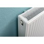 Radiateur PROFILE avec 6 raccords 1/2" - 22/600/900 couleur RAL 9016