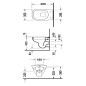 Cuvette suspendue D-code compact