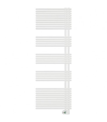 Radiateur seche-serviette electrique, modele Garda, 1000W couleur: RAL 9016 blanc