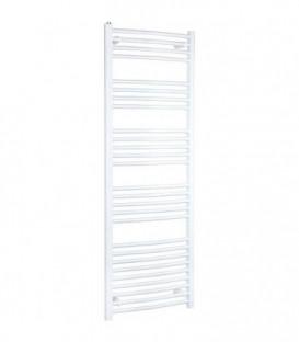 Radiateur seche-serviette courbe Type JESSICA 795X500 mm couleur blanc RAL 9016