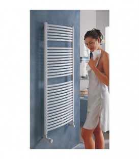 Radiateur seche-serviette courbe Type JESSICA 1605X800 mm couleur blanc RAL 9016