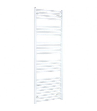 Radiateur seche-serviette courbe Type JESSICA 1785X500 mm couleur blanc RAL 9016
