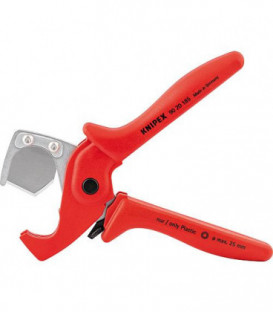 Coupe-tube Knipex,pour la coupe rapide, exacte de tubes protect. à fentes