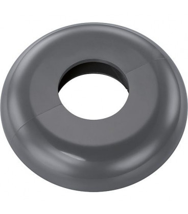 Rosace double - type Mailand gris signalisation B - similaire RAL 7043 - 19 mm *BG*