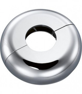 Rosace double - type Mailand chromé brillant 16 mm