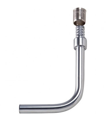 Canne radiateur coude pour PER a sertir diam. 12 mm