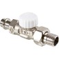 Soupape encastree V-exact II coudée avec raccord à sertir 15 mm, ET 15 (1/2") Kvs 0,73