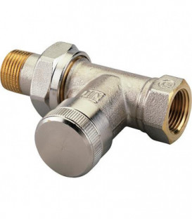 Raccord de retour nickelE verrouillable et rEglable passage DN 10 (3/8") Type RLV 10,