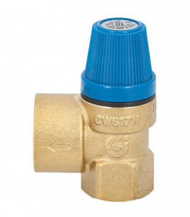 Soupape de securite a membrane Type531 entree 3/4" sortie 1", 10 bar"