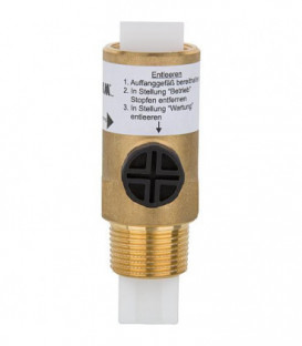 Vanne d arret et d ecou- lement 3/4" pour reservoir eau potable Varem