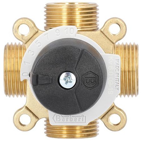 Mélangeur 4 voies Easyflow Mix 451 DN32 (11/4") male, Kv 13,0, laiton