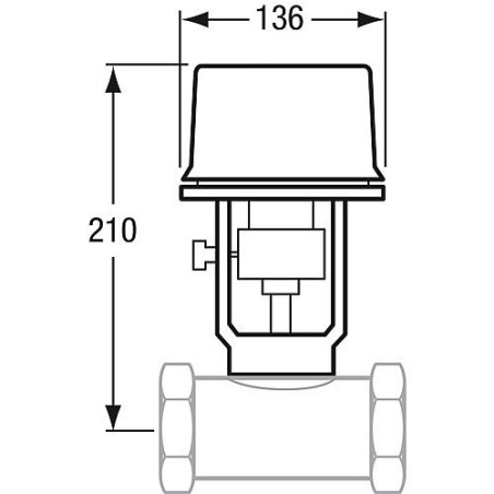 Servomoteur AS 250 pour MK 24 V AC/DC permanent 180 sec.