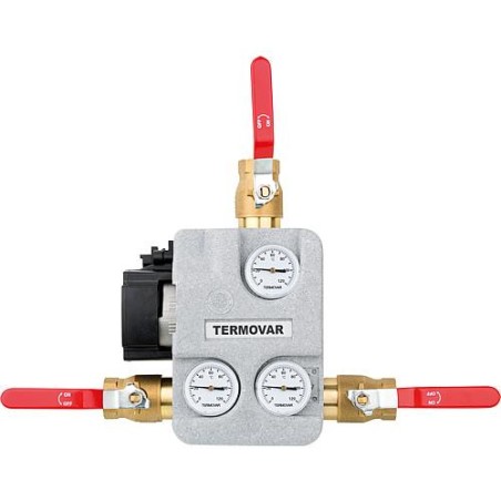 Unité de charge Termovar avec pompe Grundfos UPM 3-70 laiton DN25(1"), 72°C
