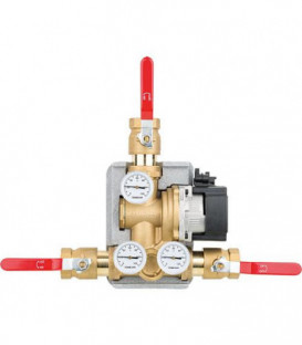 Unité de charge Termovar avec pompe Grundfos UPM 3-70 laiton DN32(11/4"), 55°C