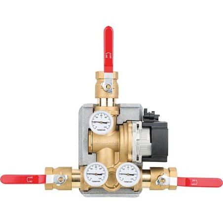Unité de charge Termovar avec pompe Grundfos UPM 3-70 laiton DN32(11/4"), 55°C