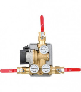 Unité de charge Termovar avec pompe Grundfos UPM 3-70 laiton DN32(11/4"), 61°C