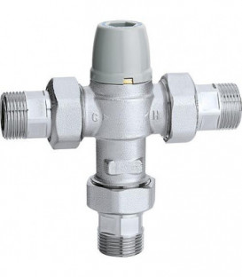 Melangeur Thermo 5213 reglable, chrome, 3/4" plage de reglage : 30°C a 50 °C