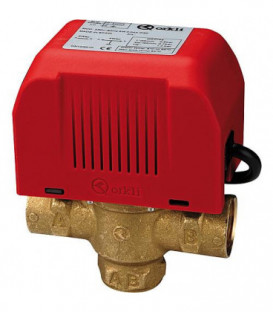 Soupape de zone 3 voies 1" fem.fem complet avec moteur 230V