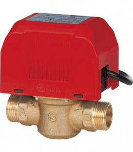 Soupape de zone 2 voies 3/4" male.male complet avec moteur 230V