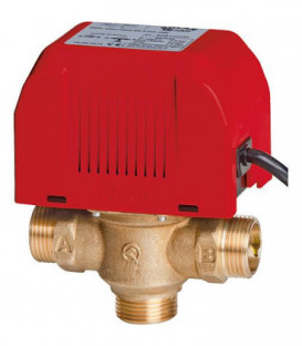 Soupape de zone 3 voies 3/4" male.male complet avec moteur 230V
