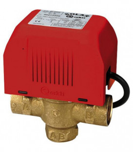 Soupape de zone 3 voies 3/4"fem.fem avec interrupteur fin de course, moteur 230V