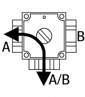 Soupape d'inversion Rotodivert 3 voies 3/4" type EMV 110 F3L