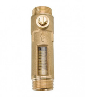 Débitmètre filetage male 3/4" débit 8-28l/min