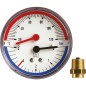 Thermomanometre TM 80 R 1/2", 0-6 bars Thermomanometre TM 80 R 1/2", 0-6 bars