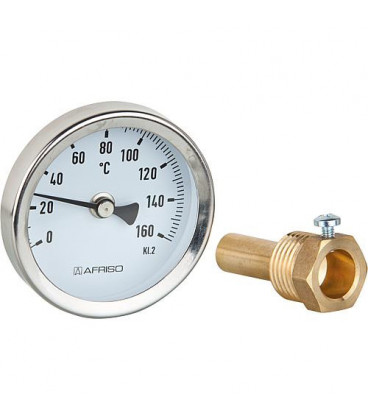 Thermometre a aiguilles bimetal solaire BiTh 63 0/160°C 45 mm 1/2" AX Kl. 2 noir Thermometre a aiguilles bimetal solaire BiTh 63 0/160°C 45 mm 1/2" AX Kl. 2 noir