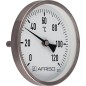 Thermometre inox. 0 - 120°C 1/2", 100 mm, tube de protection 63mm Thermometre inox. 0 - 120°C 1/2", 100 mm, tube de protection 63mm
