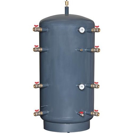 Ballon-tampon PFSS 500 avec 2 échangeurs de chaleur 499 litres